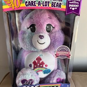 USA version Care Bears Limited Edition Care-a-Lot Bear - Purple and Pink